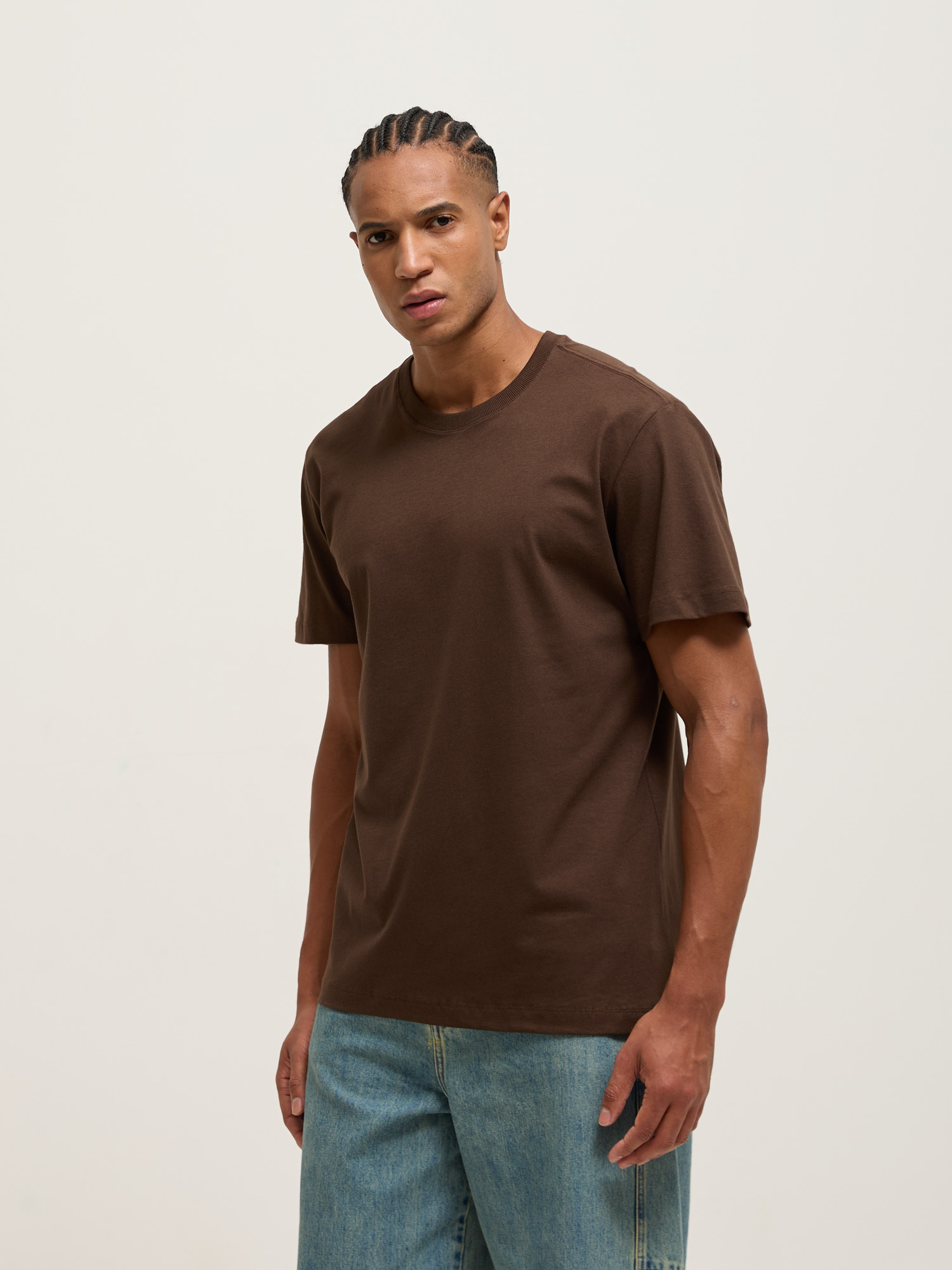 Camiseta Algodão Unissex - Marrom
